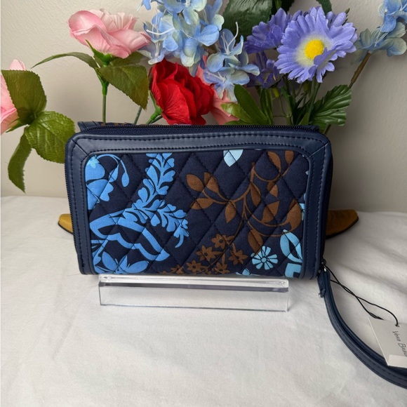 NWT Vera Bradley Java Floral Ultimate Wristlet Wallet Clutch Wallet Pushlock - Picture 10 of 10